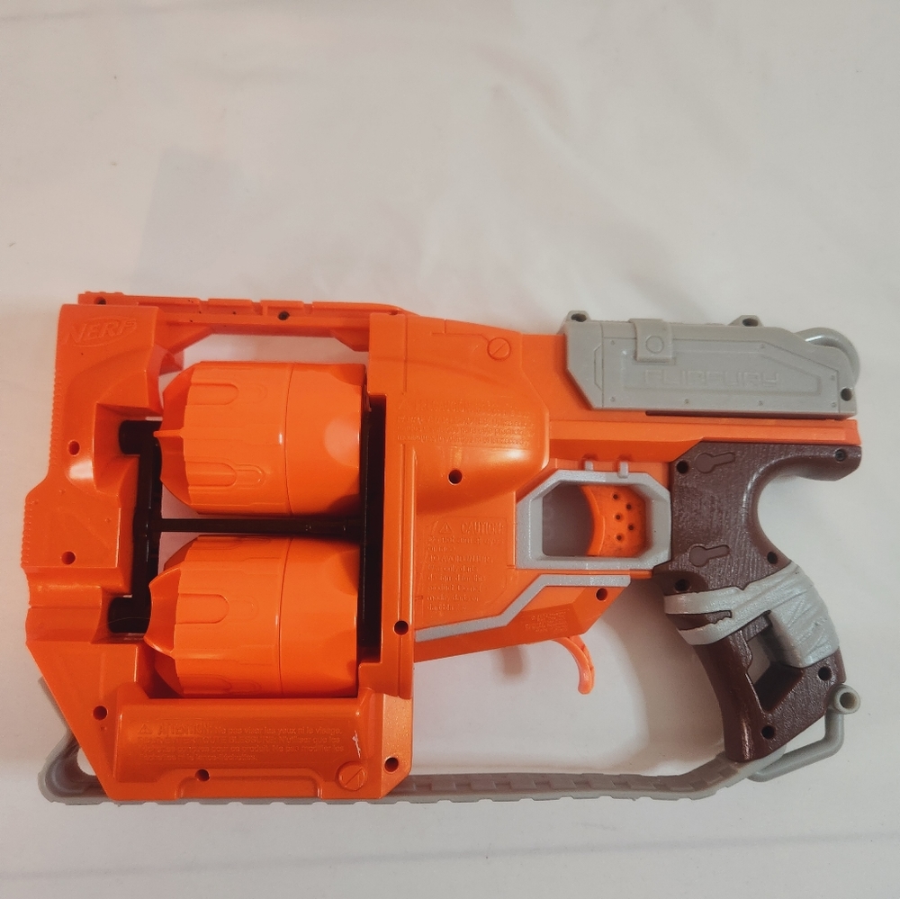 Nerf Flip Fury Zombie Used Dart Toy A9603